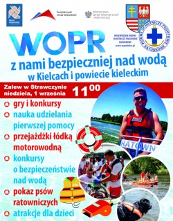 Festyn WOPR nad zalewem w Strawczynie
