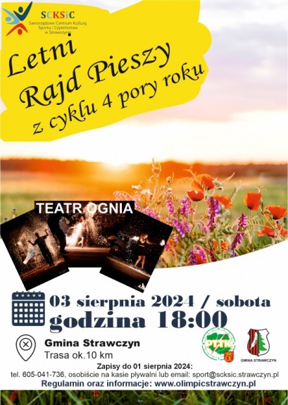 Plakat rajd letni 2024 www