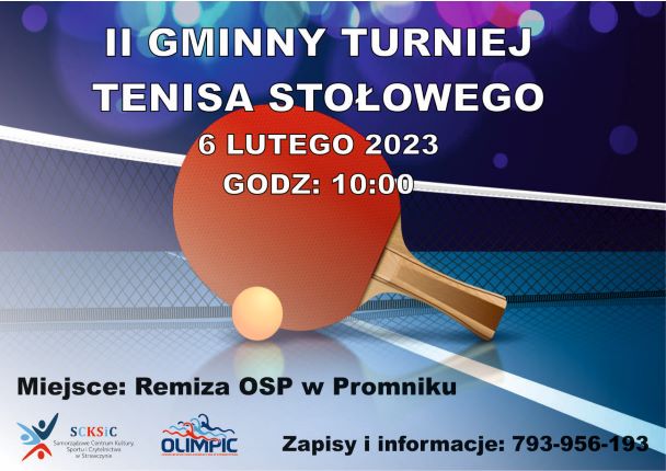 II turniej tenisa stolowego www