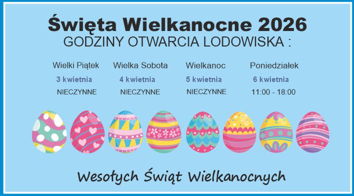 grafika godziny otwarcia lodowisko wielkanoc 2026